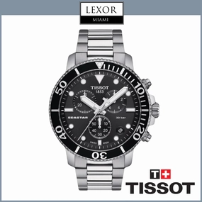 Tissot T1204171105100 Seastar 1000 Chronograph Steel Strap Men Watches