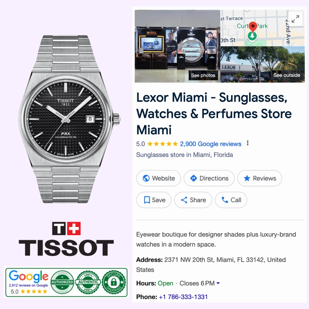 TISSOT T1374071105100 PRX POWERMATIC 80 Men Watch