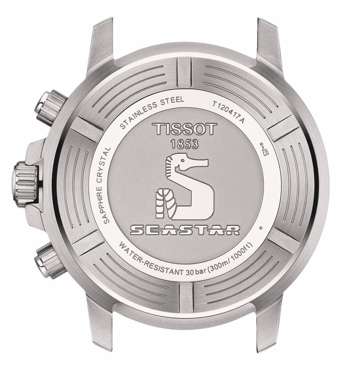 Tissot T-Sport Seastar 1000 Chronograph Stainless Steel Mesh Green Dial Date Divers Quartz Mens Watch T120.417.11.091.00