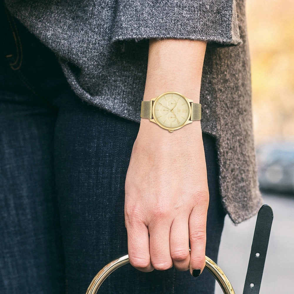 Tommy Hilfiger Gold Plated Ladies Watch 1782458