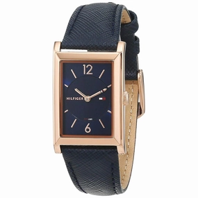 Tommy Hilfiger Women's Quartz Watch - Josie Blue Dial Leather Strap | 1781839