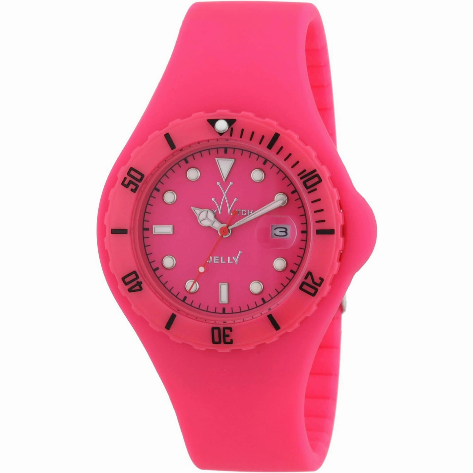 Toy Watch - Women's Watch - Jelly Quartz Pink Dial Rubber Strap | JY04PS