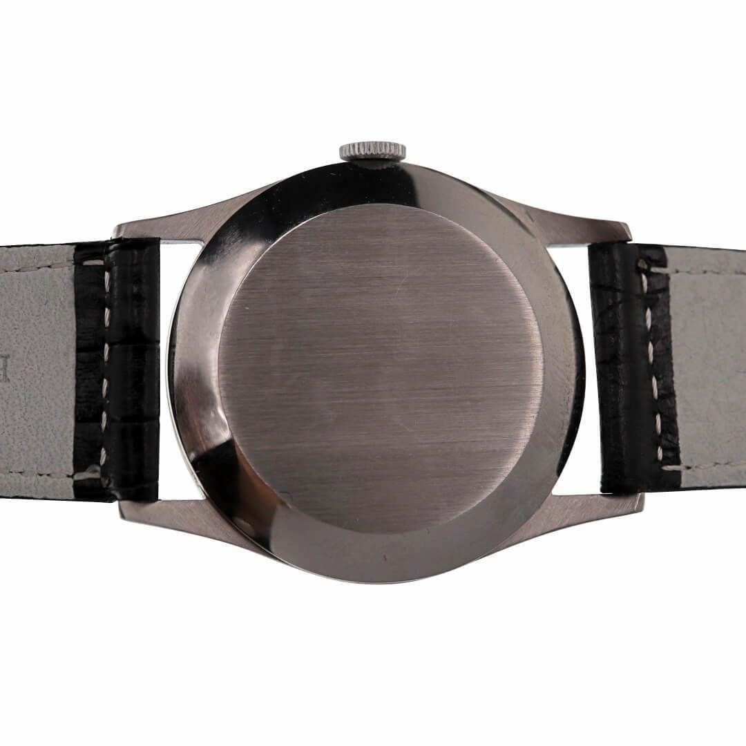 Vacheron Constantin Steel Black Dial, 1930's Vintage Men's Watch