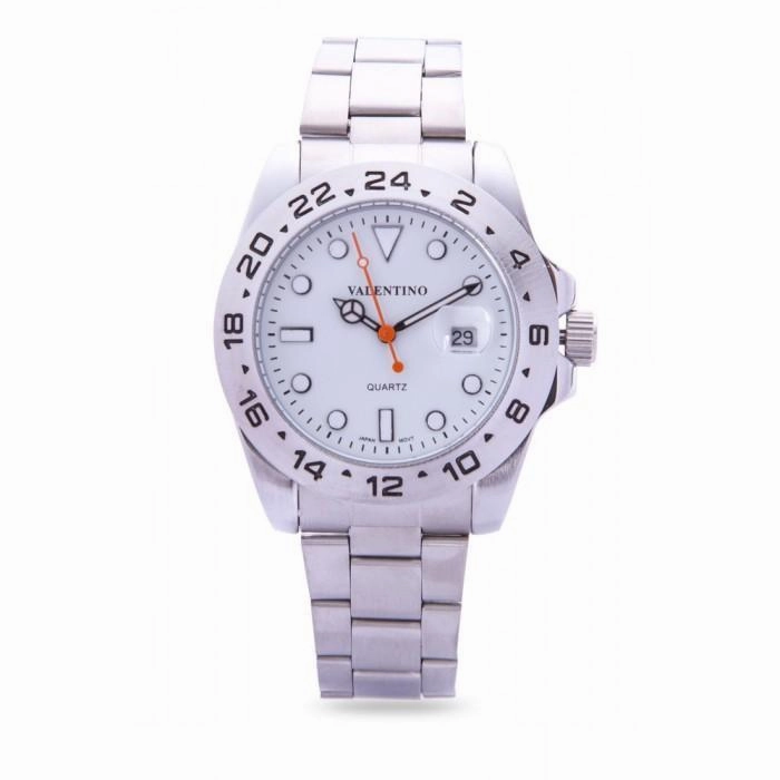 Valentino 20122020-WHITE DIAL SILVER STAINLESS STEEL STRAP Watch for Men