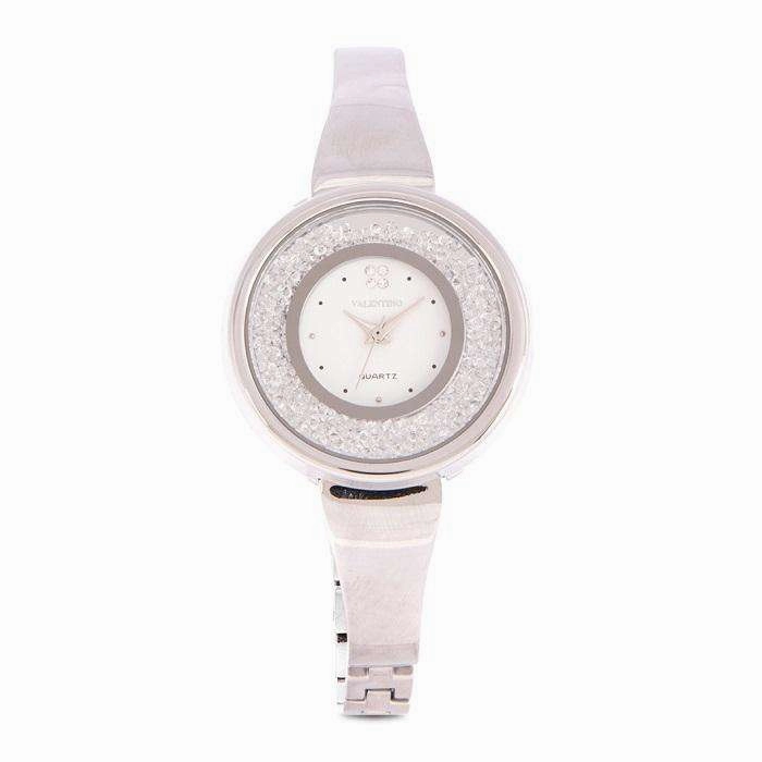 Valentino 20122150-MOP DIAL Silver Fashion Metal Band Watch for Women