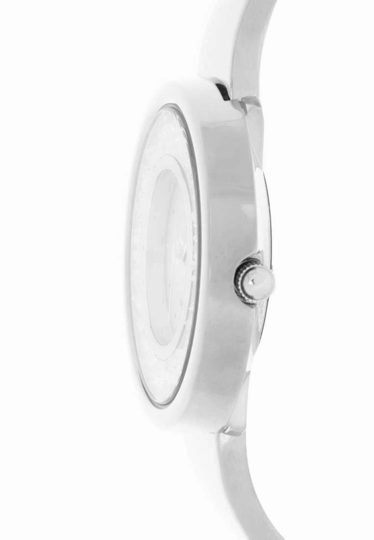 Valentino 20122150-WHITE DIAL Silver Fashion Metal Band Watch for Women