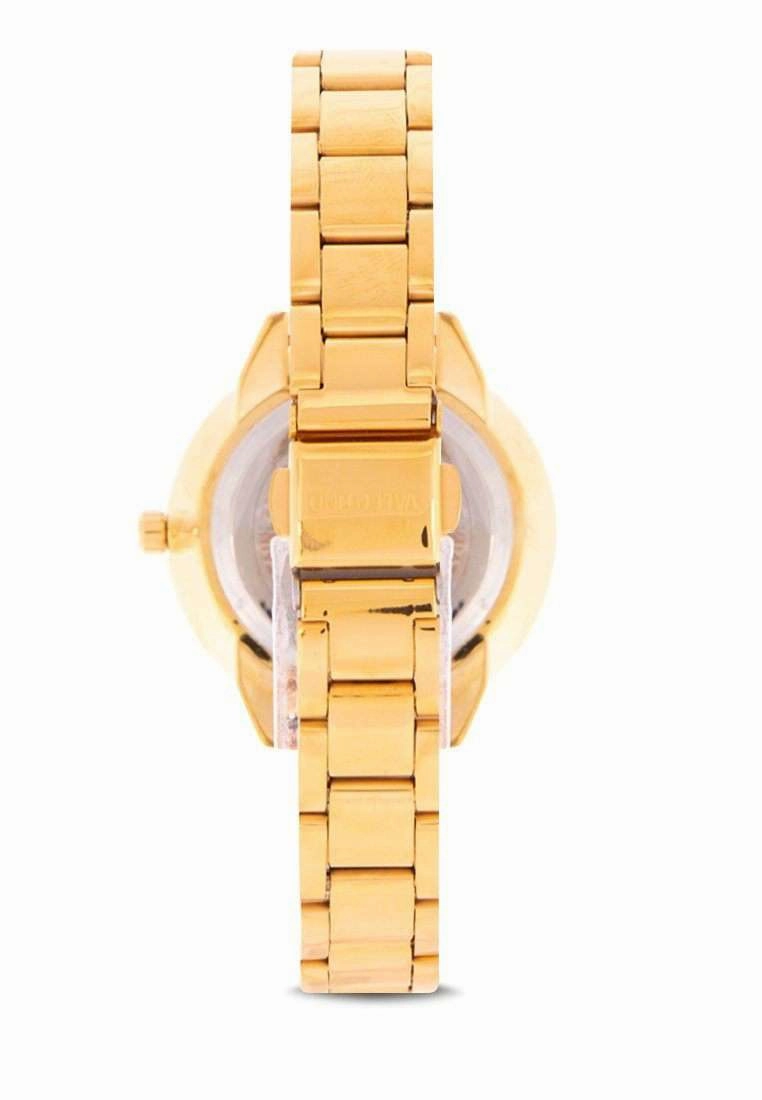 Valentino 20122172-GOLD DIAL Gold Stainless Steel Band Watch for Women