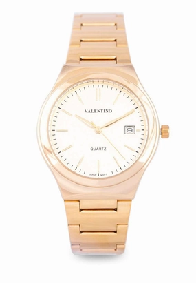 Valentino 20122264-GOLD DIAL - NUMBER Gold Stainless Watch for Men