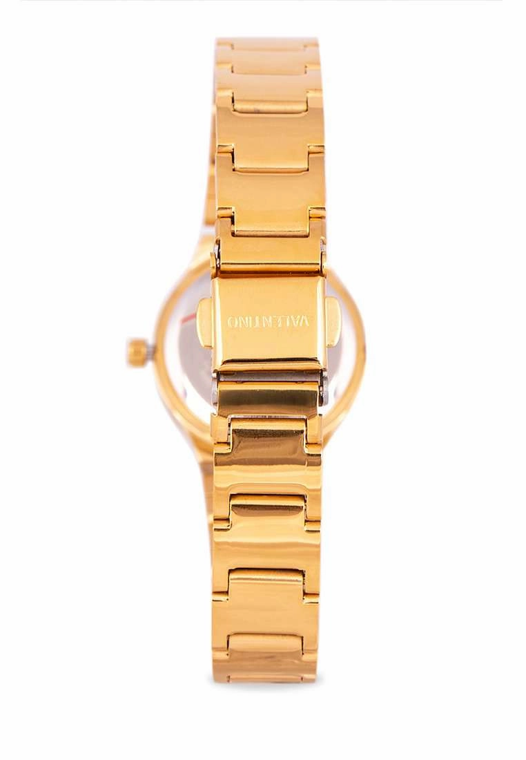 Valentino 20122265-GOLD DIAL - NUMBER Gold Stainless Watch for Women