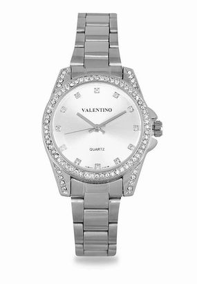 Valentino 20122291-SILVER DIAL Silver Stainless Steel Watch for Women