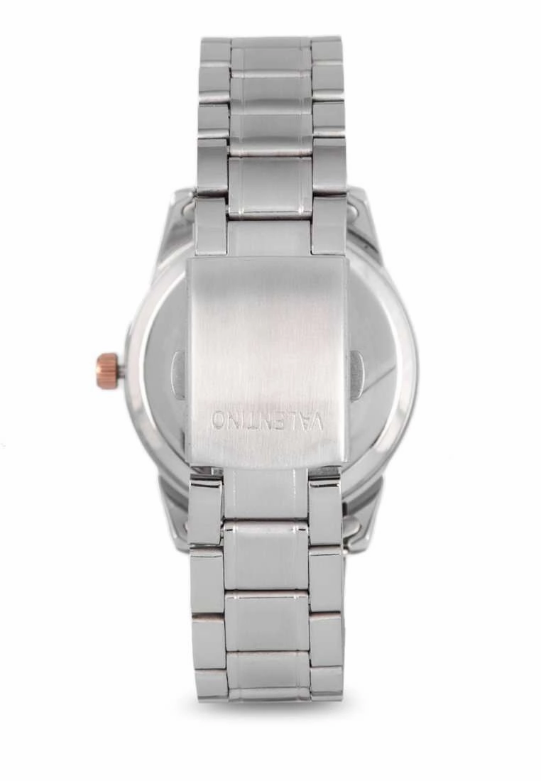 Valentino 20122299-RG RING-WHT DIAL Silver Strap for Men