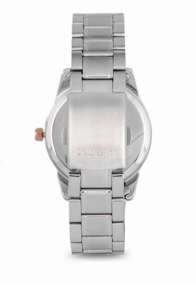 Valentino 20122299-RG RING-WHT DIAL Silver Strap for Men
