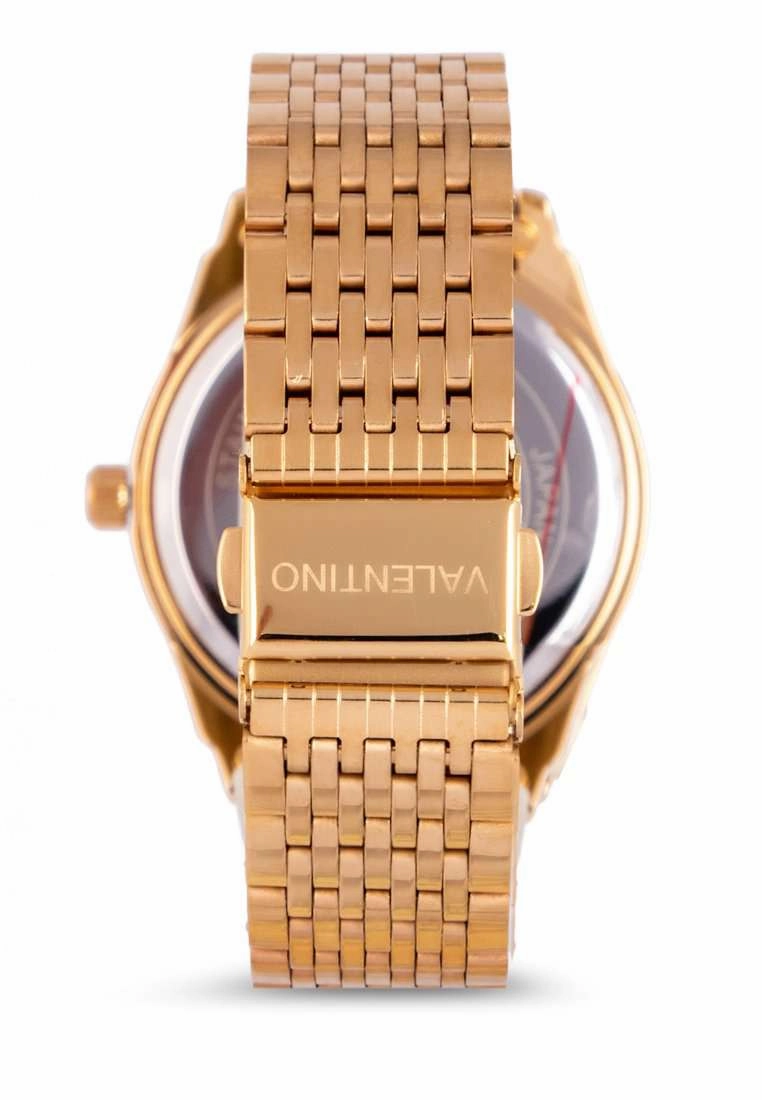Valentino 20122319-BLK WHT DIAL Gold Watch for Women