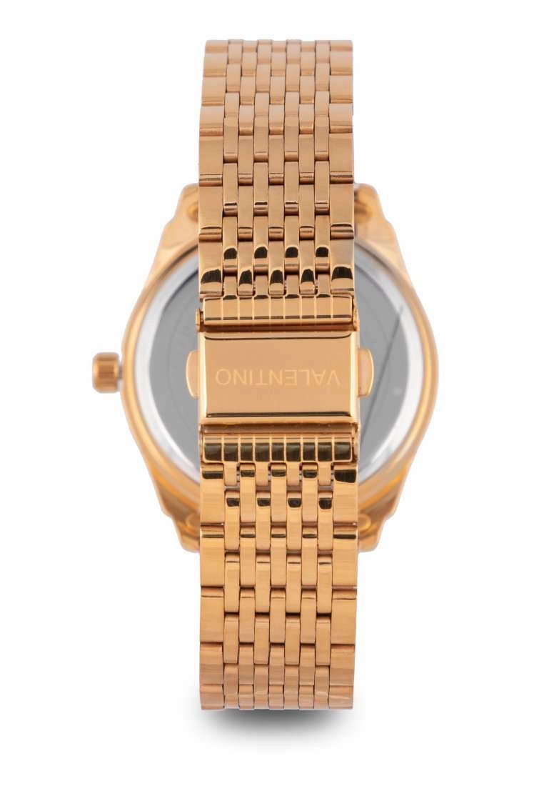 Valentino 20122319-WHT WHT DIAL Gold Watch for Women