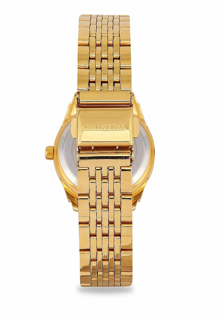 Valentino 20122320-WHT WHT DIAL Gold Watch for Women