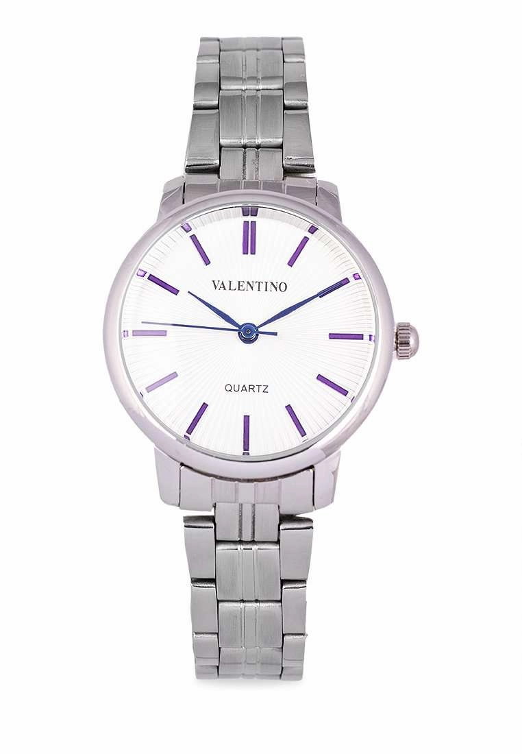 Valentino 20122327-WHITE DIAL Silver Stainless Strap for Women