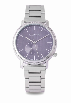 Valentino 20122348-BLUE DIAL Stainless Steel Strap  Analog Watch for Women