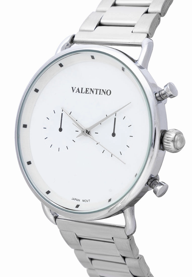 Valentino 20122354-WHITE DIAL Stainless Steel Strap Analog Watch for Men