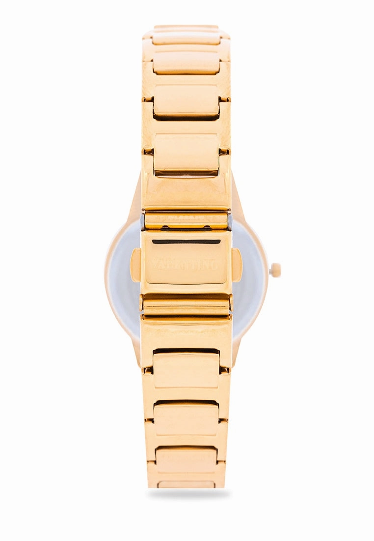 Valentino 20122359-BLACK DIAL Stainless Steel Strap Analog Watch for Women