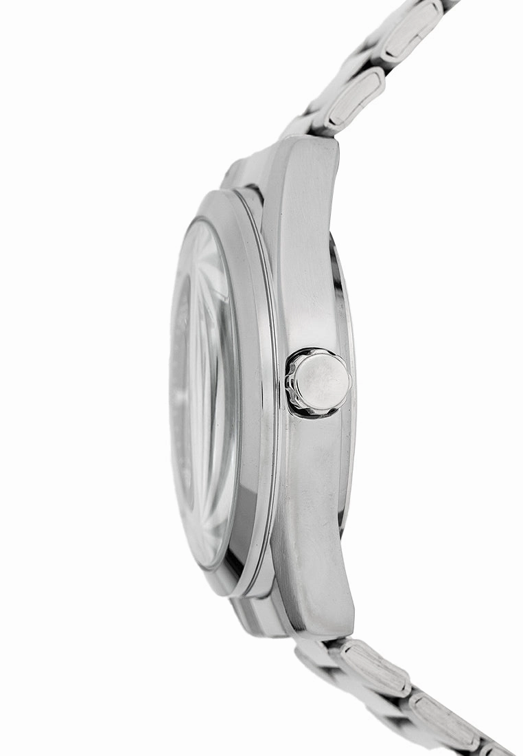 Valentino 20122401-BLACK DIAL Stainless Steel Strap Analog Watch for Men