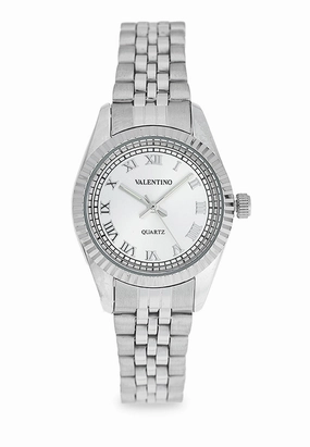 Valentino 20122405-SILVER DIAL Stainless Steel Strap Analog Watch for Women