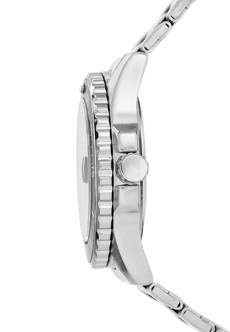 Valentino 20122410-BLACK DIAL Stainless Steel Strap Analog Watch for Men