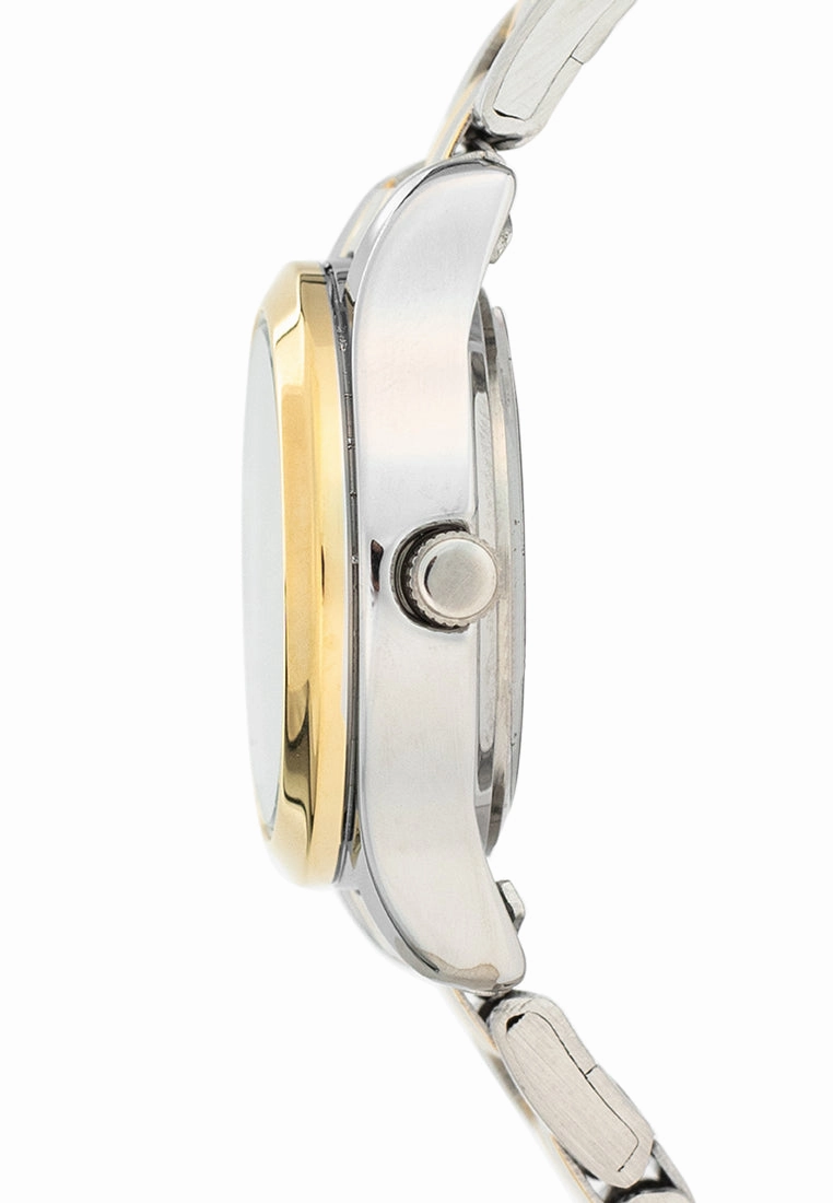 Valentino 20122423-TWO TONE - BLACK DIAL Stainless Steel Strap Analog Watch for Women