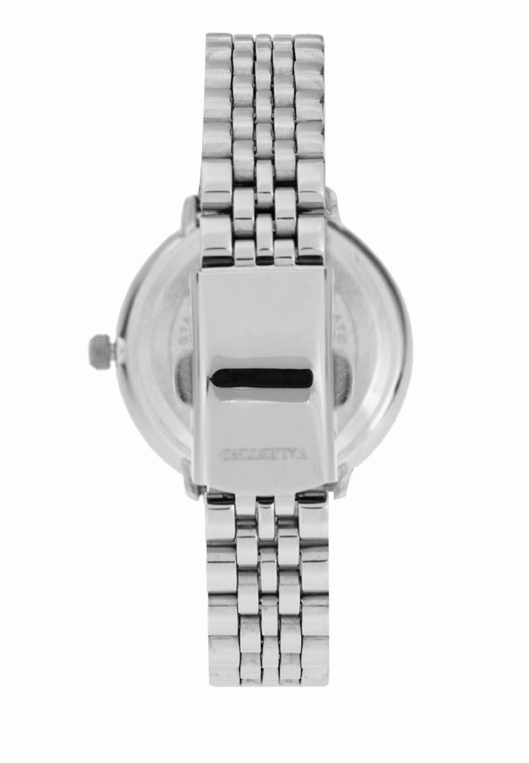 Valentino 20122429-WHITE DIAL Stainless Steel Strap Analog Watch for Women