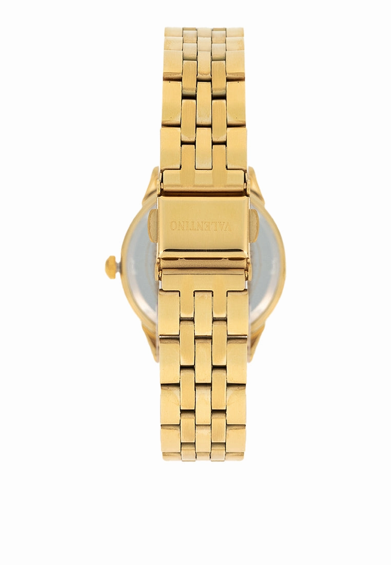 Valentino 20122440-WHITE DIAL Stainless Steel Strap Analog Watch for Women