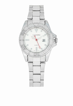 Valentino 20122466-SILVER DIAL Stainless Steel Strap Analog Watch for Women