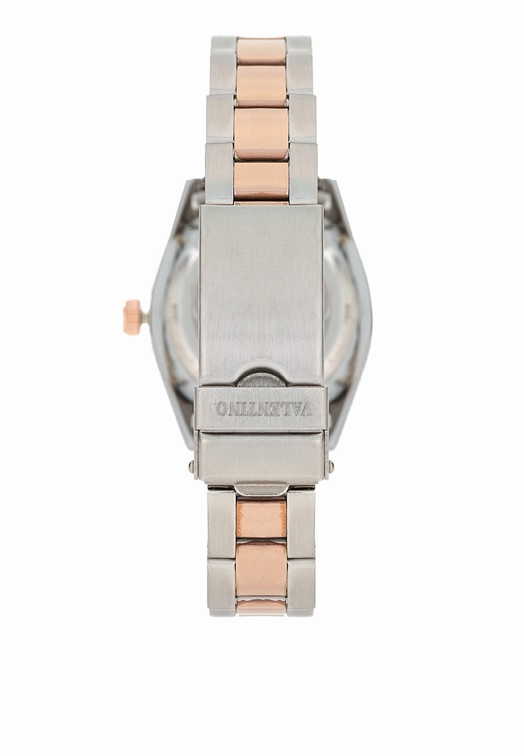 Valentino 20122468-TWO TONE - WHITE DIAL Stainless Steel Strap Analog Watch for Women