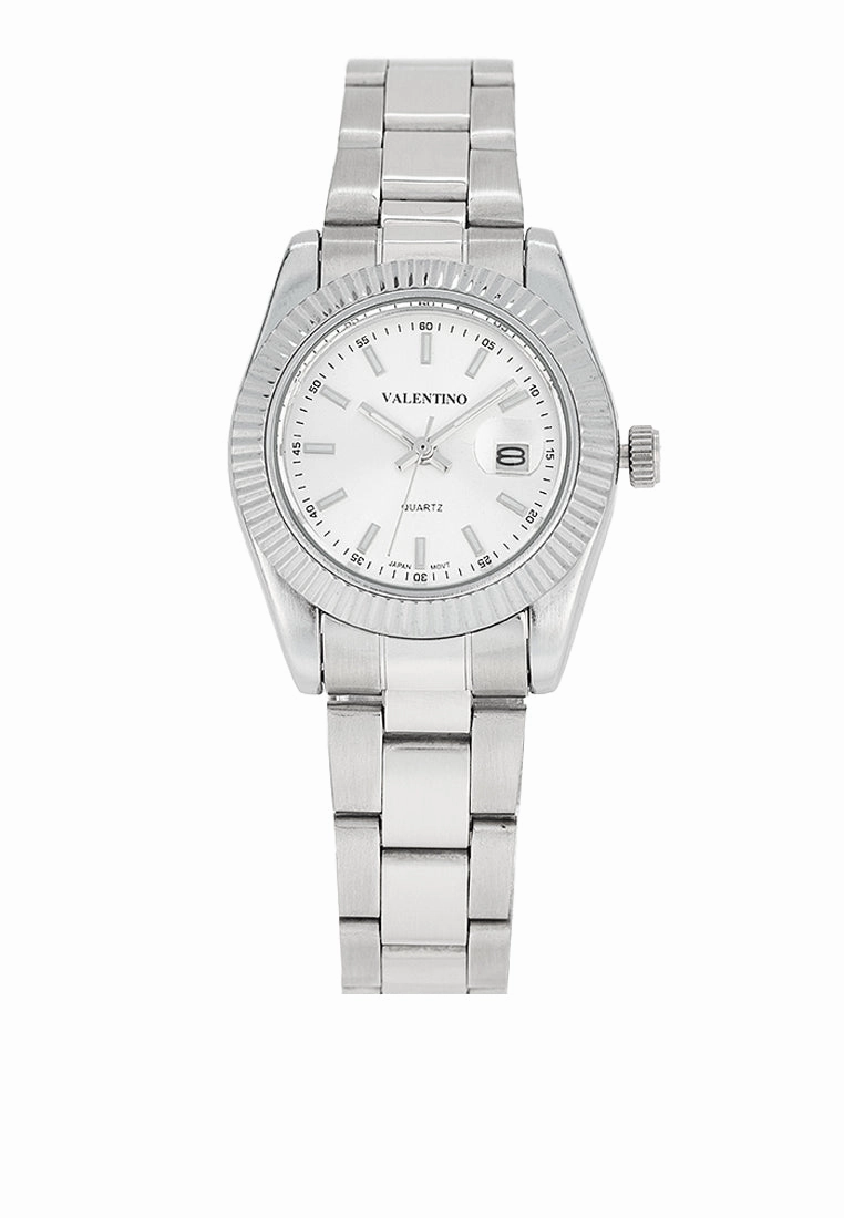 Valentino 20122469-SILVER DIAL Stainless Steel Strap Analog Watch for Women