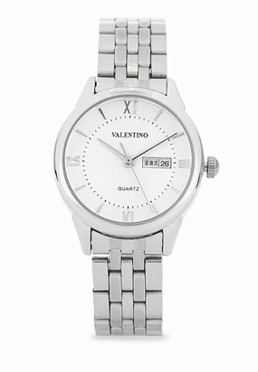 Valentino Stainless Steel Strap Analog Watch for Women 20122481-WHITE DIAL