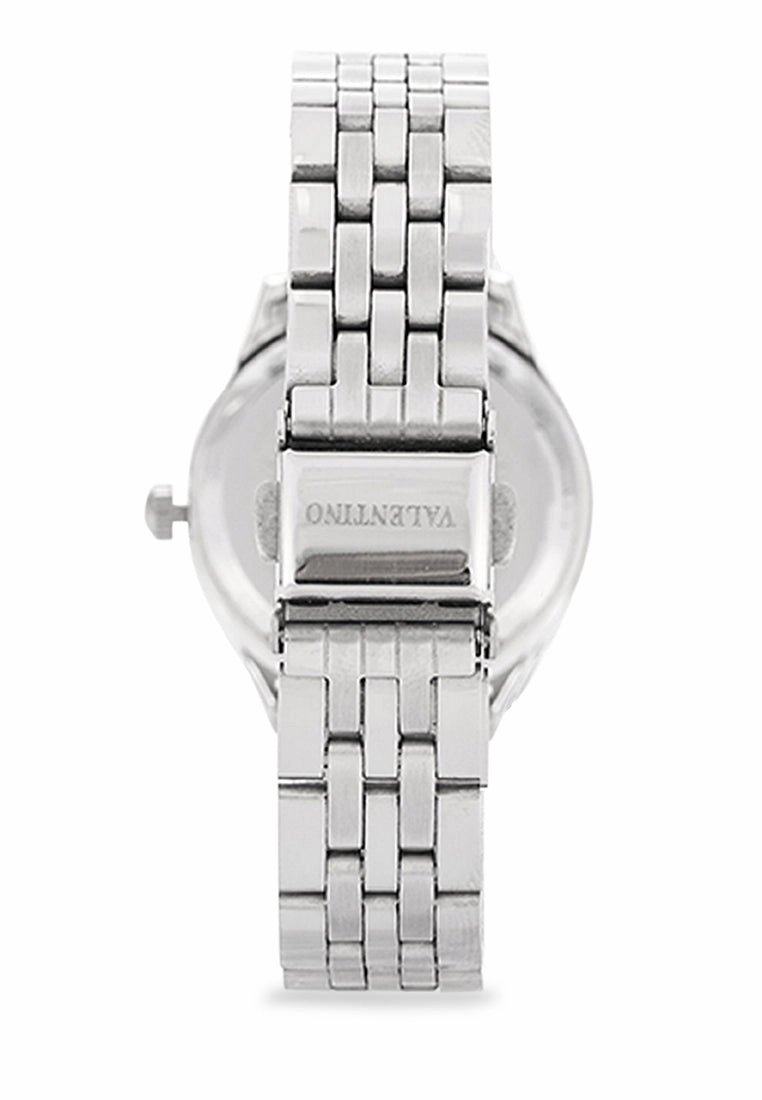 Valentino Stainless Steel Strap Analog Watch for Women 20122481-WHITE DIAL