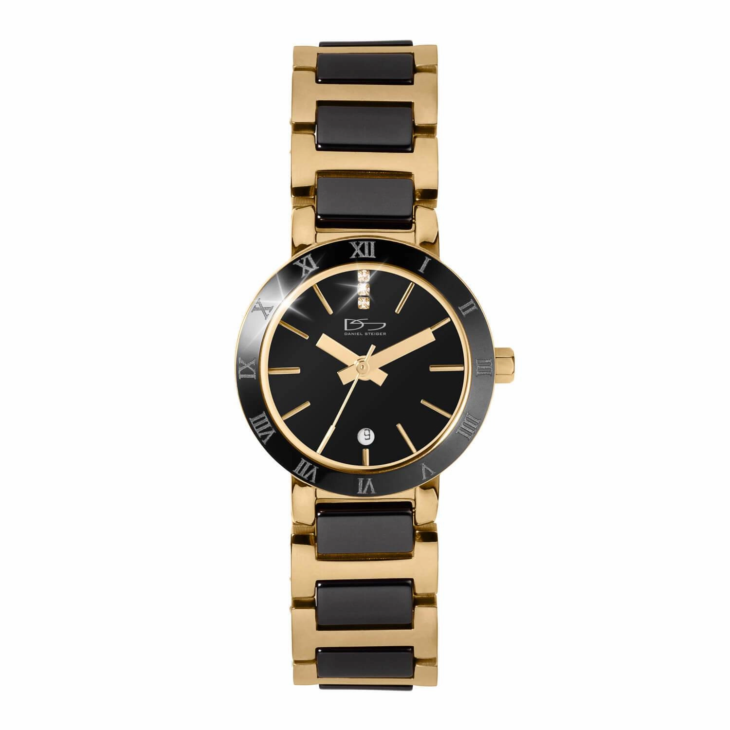 Verona Black Ceramic Ladies Watch