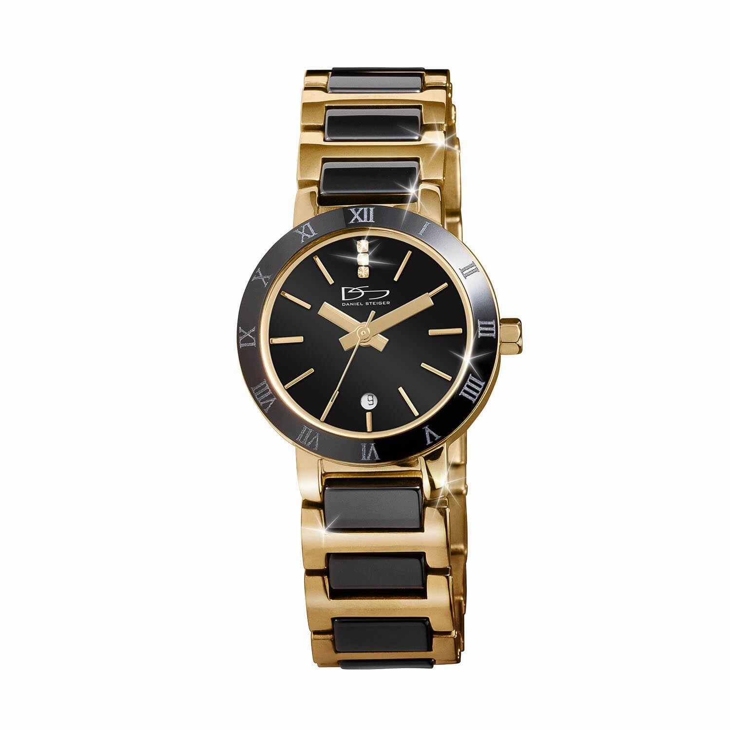 Verona Black Ceramic Ladies Watch