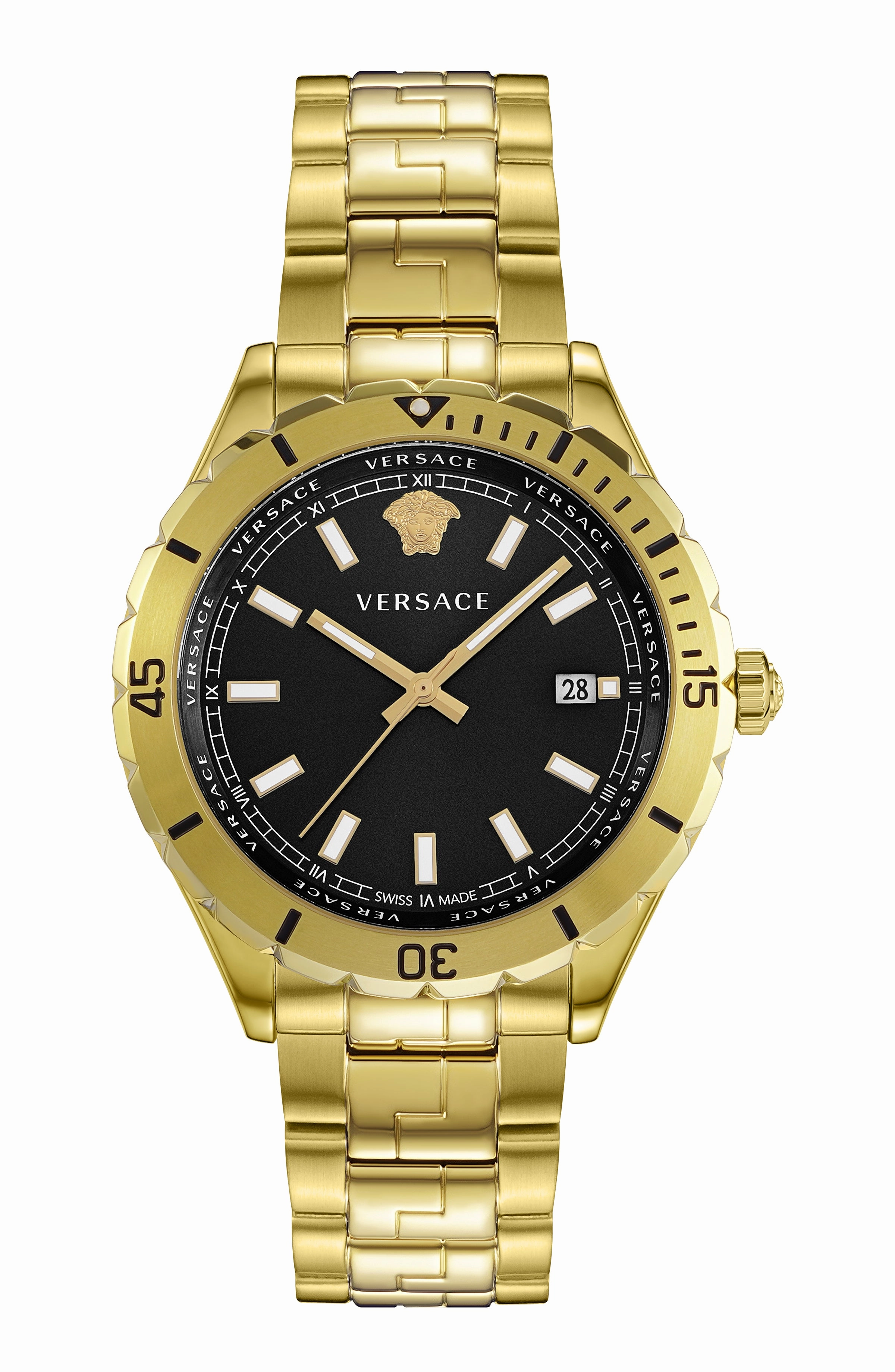 Versace Men's Hellenyium 42mm Quartz Watch