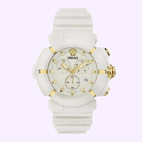 Versace Real Active Chrono Silicone Watch VE0L00225 upc 198218470446