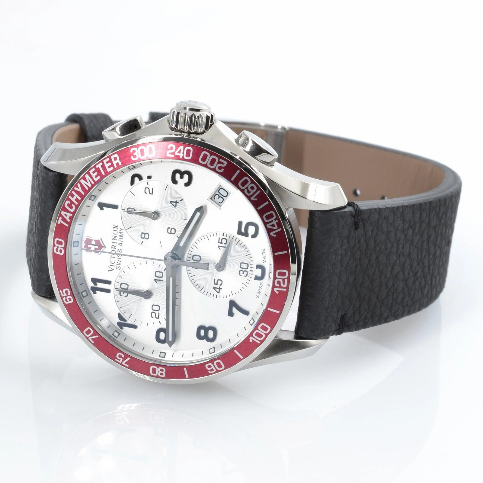 Victorinox Swiss Army 249009 Men's Chronograph Watch Silver Dial