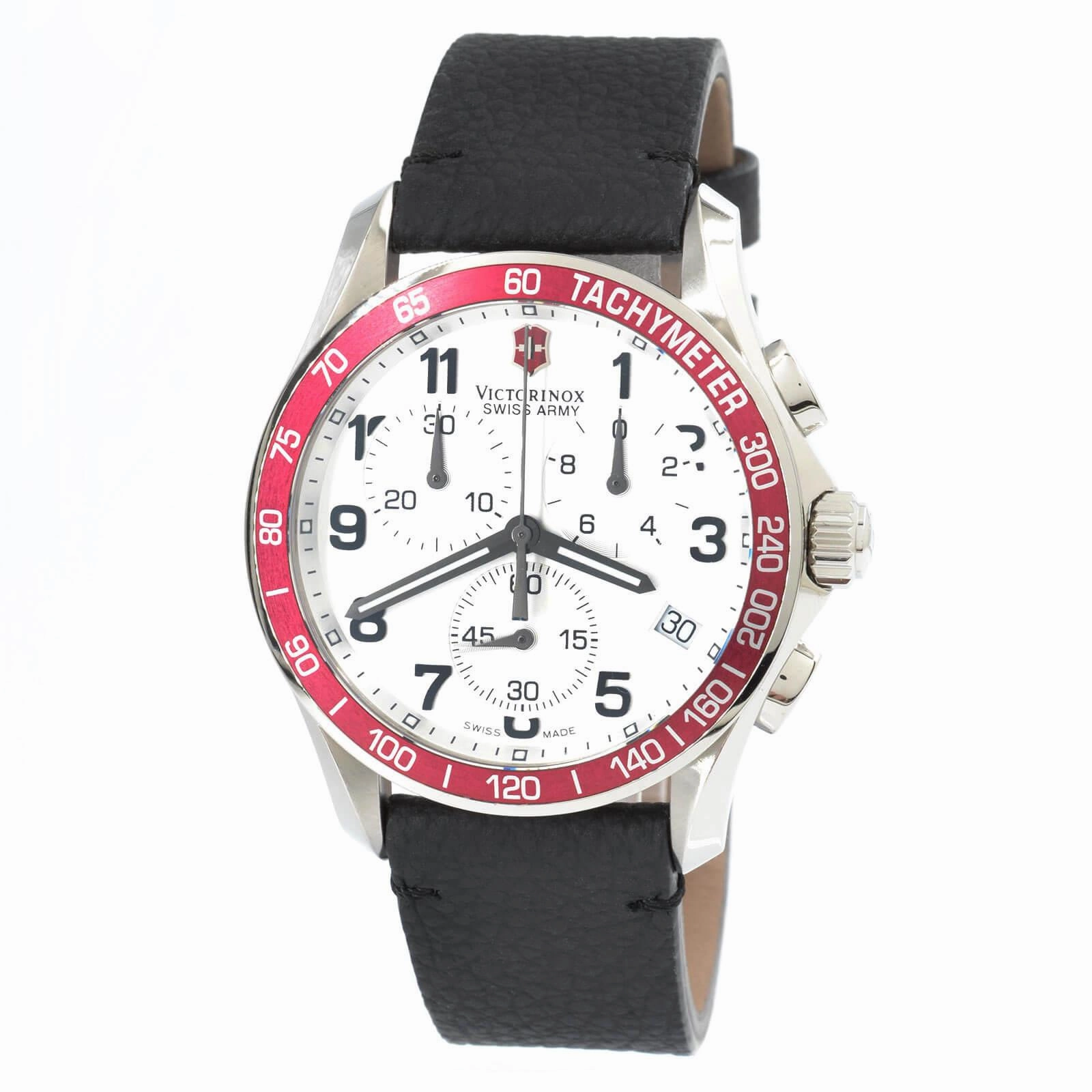 Victorinox Swiss Army 249009 Men's Chronograph Watch Silver Dial