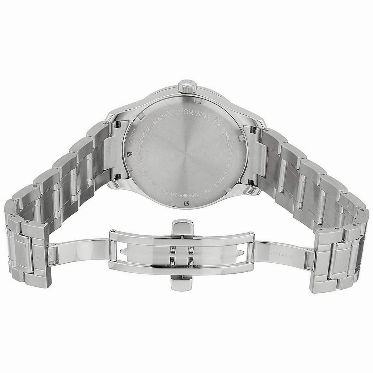 Victorinox Swiss Army Men's Quartz Watch - Alliance Silver Tone Dial Bracelet | 241712
