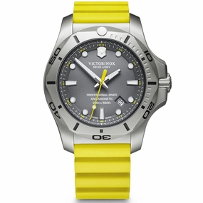 Victorinox Swiss Army Men's Quartz Watch - I.N.O.X. Professional Diver Yellow Strap | 241844