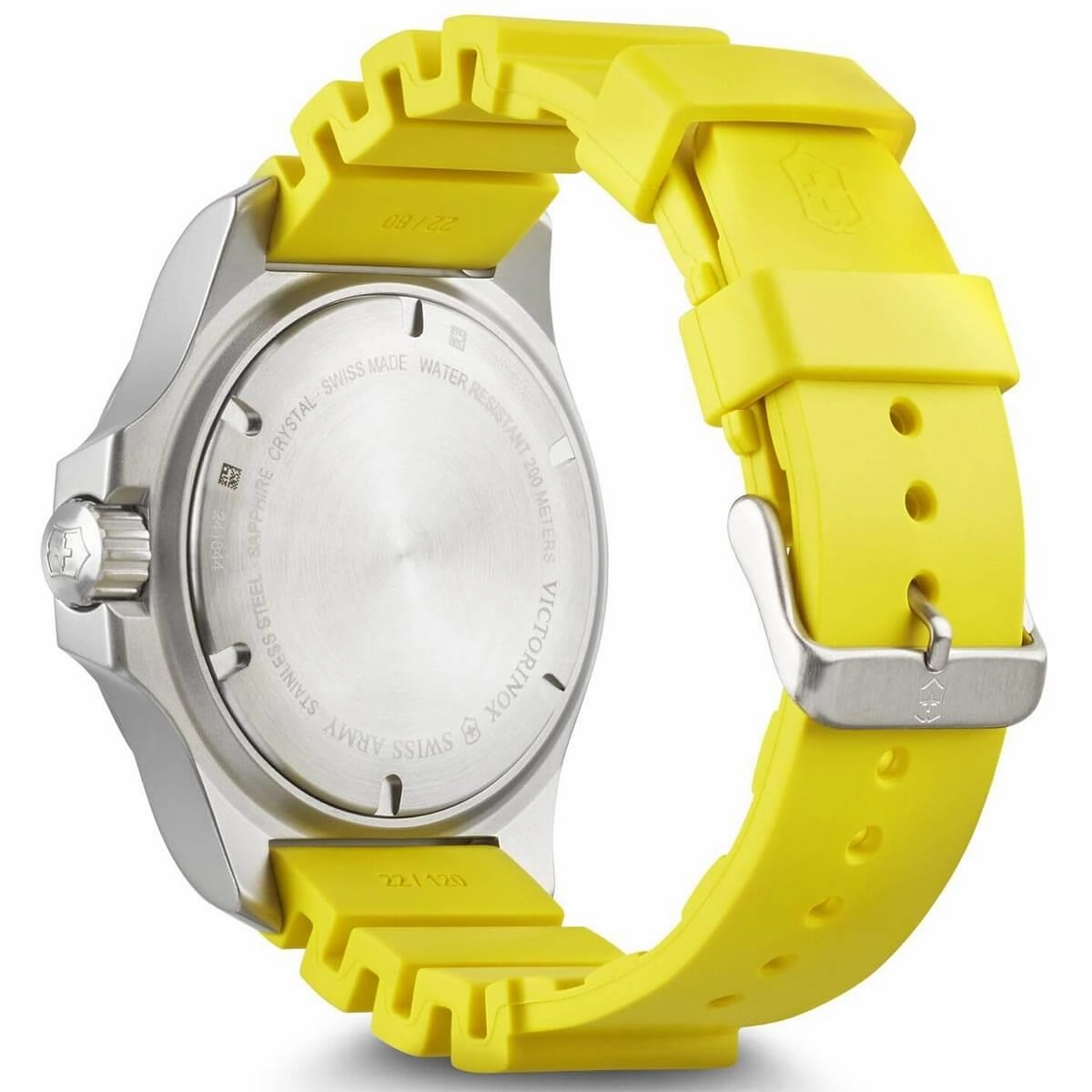 Victorinox Swiss Army Men's Quartz Watch - I.N.O.X. Professional Diver Yellow Strap | 241844
