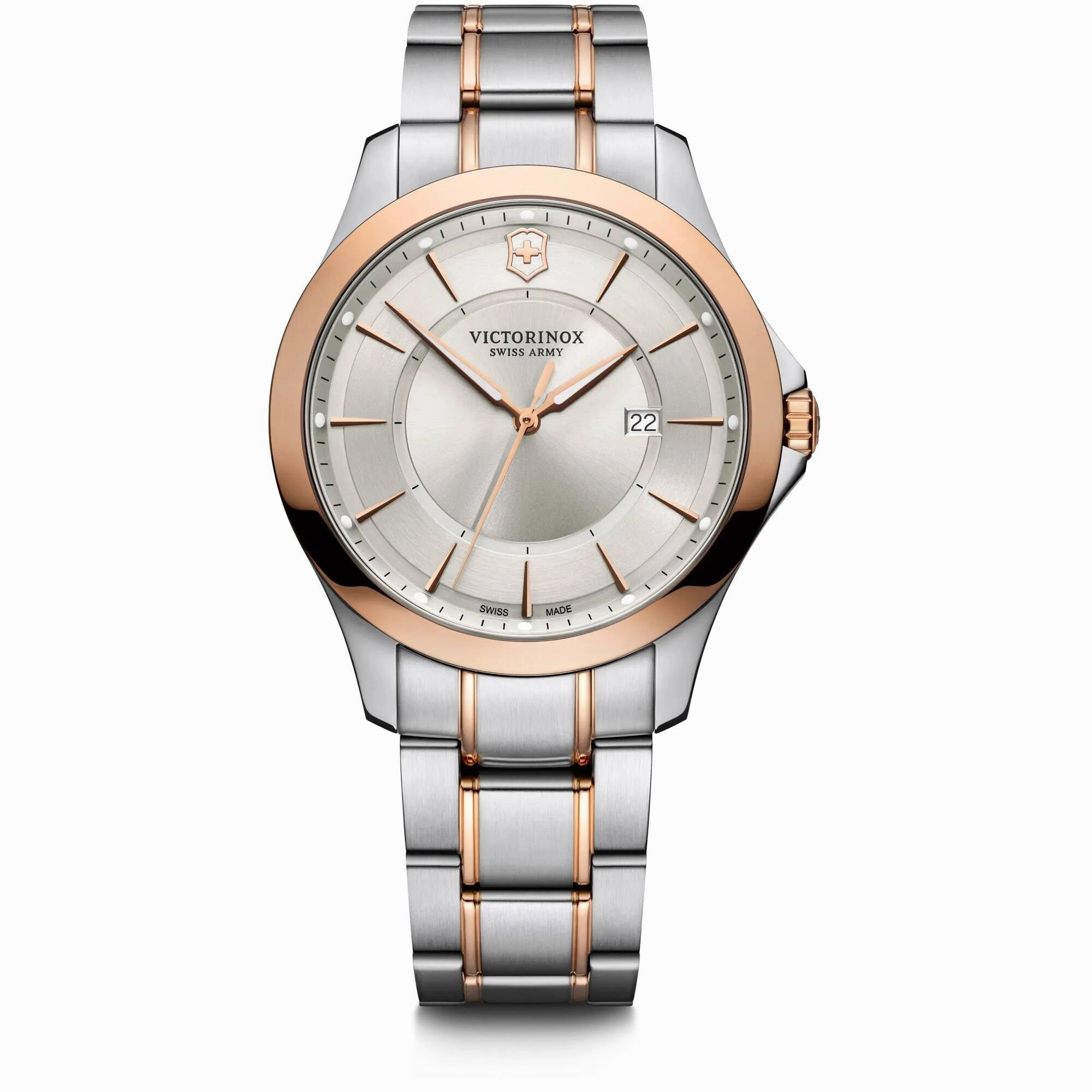 Victorinox Swiss Army Men's Watch - Alliance Rose Gold Bezel TT Bracelet | 241912