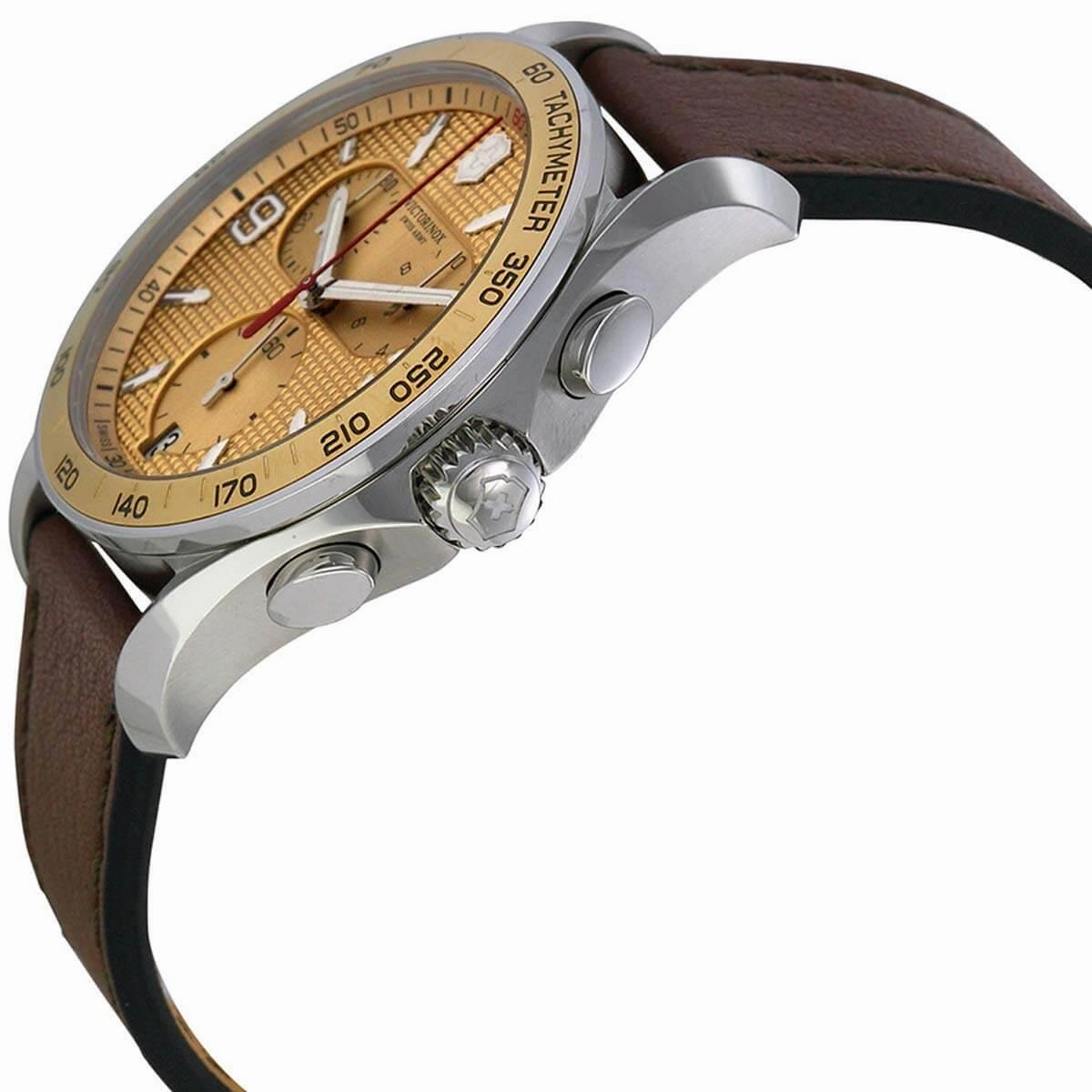 Victorinox Swiss Army Men's Watch - Chrono Classic Brown Leather Strap | 241659
