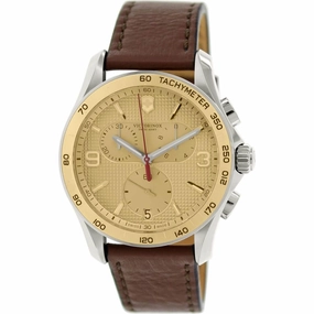 Victorinox Swiss Army Men's Watch - Chrono Classic Brown Leather Strap | 241659