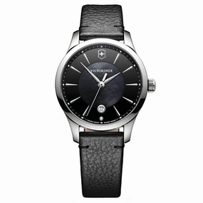Victorinox Swiss Army Women's Quartz Watch - Alliance Black and MOP Dial | 241754