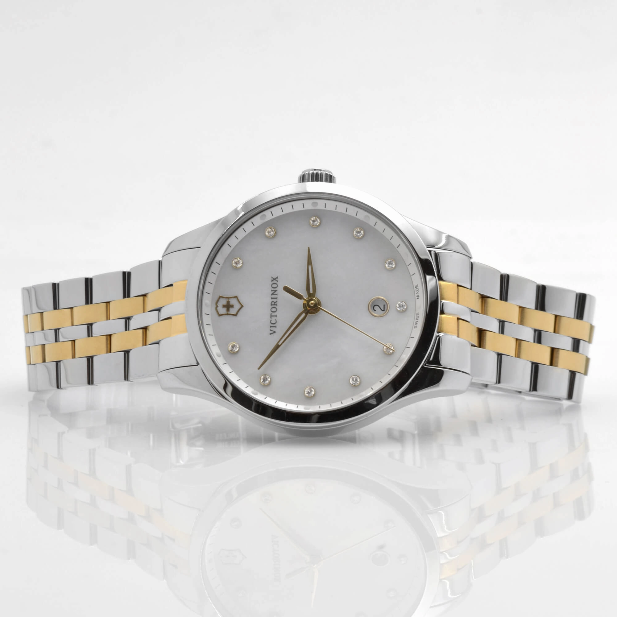 Victorinox Swiss Army Women's Quartz Watch - Alliance Small Two Tone Bracelet | 241831