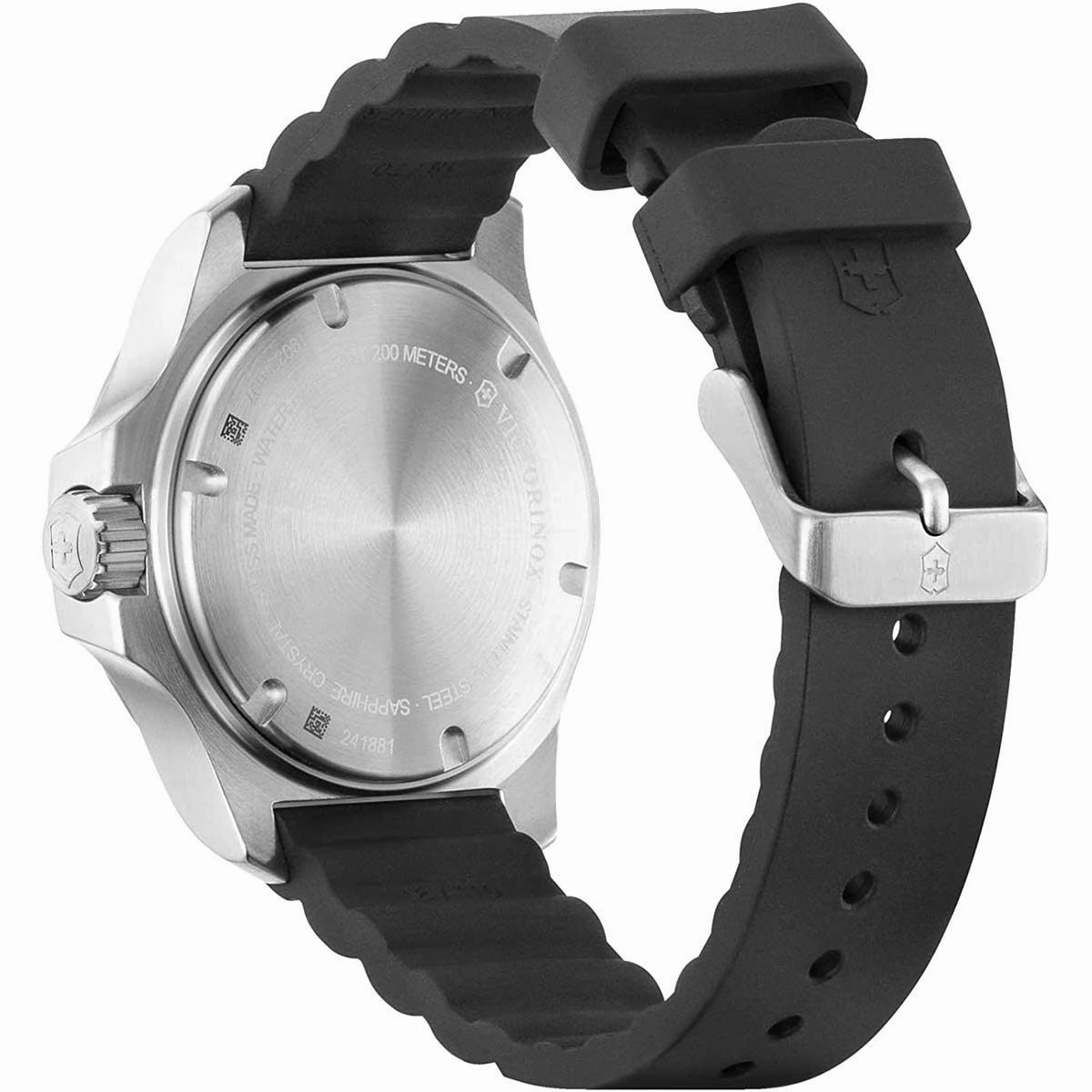Victorinox Swiss Army Women's Watch - I.N.O.X. V Grey Dial Black Strap | 241881