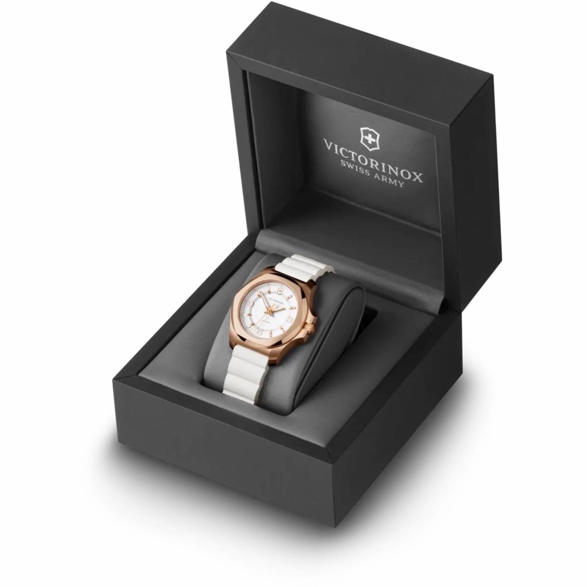 Victorinox Swiss Army Women's Watch - I.N.O.X. V Rose Gold Case White Strap | 241954